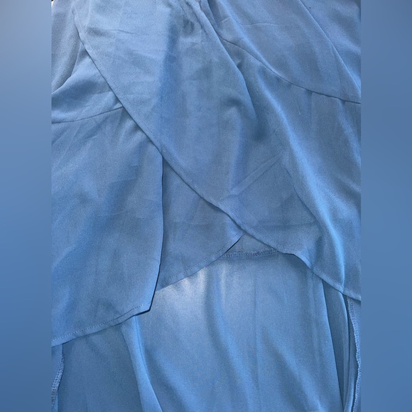 Lulu’s Navy Blue Halter Neck Tie Maxi Dress Size Medium EUC Like New - Picture 5 of 8